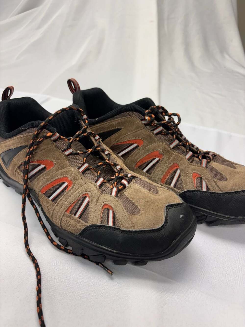 Magellan Outdoors Hiking Shoes Size 11D Brown Suede